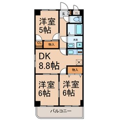 ＮＫ六番の物件間取画像